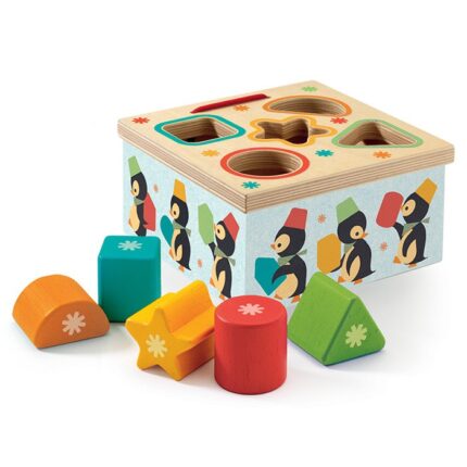 Cutie sortatoare forme Geopingy Djeco, de la 18 luni