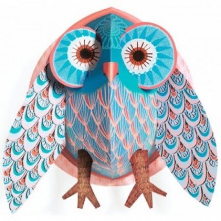 Decoratie pop-up Bufnita colorata Djeco