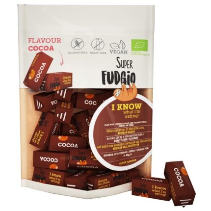 Caramele bio cu cacao 150g Super Fudgio