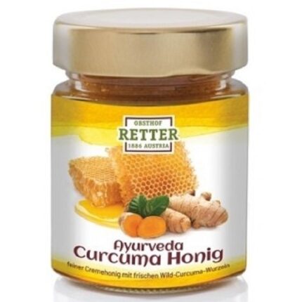Miere cu turmeric (curcuma) bio 250g Retter