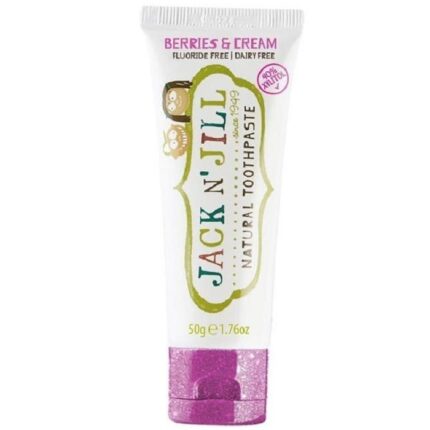 Pasta de dinti naturala pentru copii Berries & Cream 50g Jack n Jill