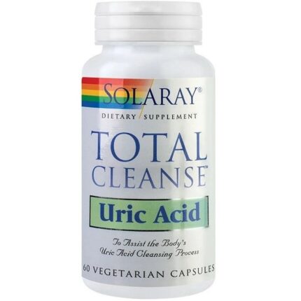 Total Cleanse Uric Acid, reglarea acidului uric 60 capsule vegetale Solaray