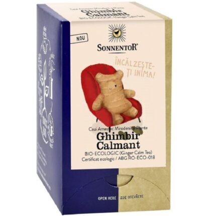 Ceai Ghimbir Calmant, bio 18 plicuri Sonnentor