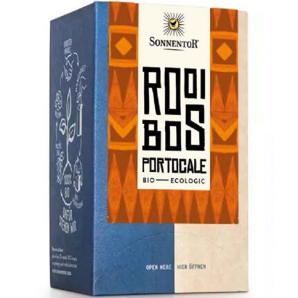 Ceai rooibos cu portocale bio 18 plicuri Sonnentor