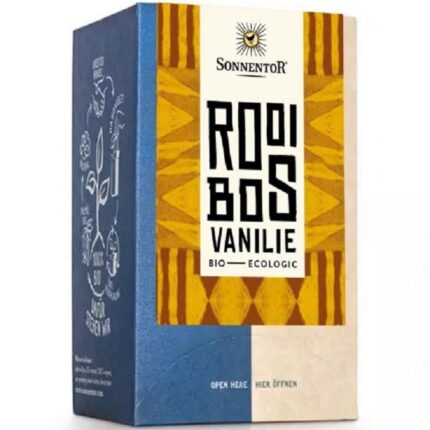 Ceai rooibos vanilie bio 18 pliculete Sonnentor