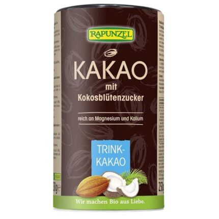 Cacao cu zahar din nuca de cocos bio 250g Rapunzel
