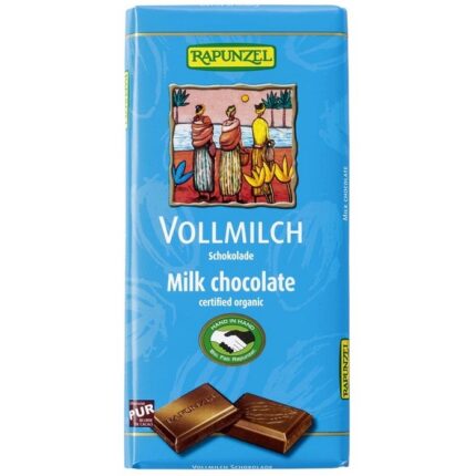 Ciocolata bio din lapte integral 100g Rapunzel