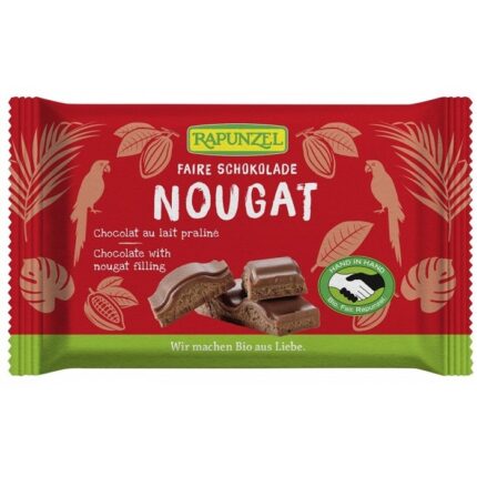 Ciocolata Nougat Cristalino bio 100g Rapunzel