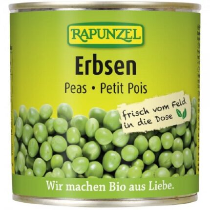 Mazare bio, conserva 340g Rapunzel