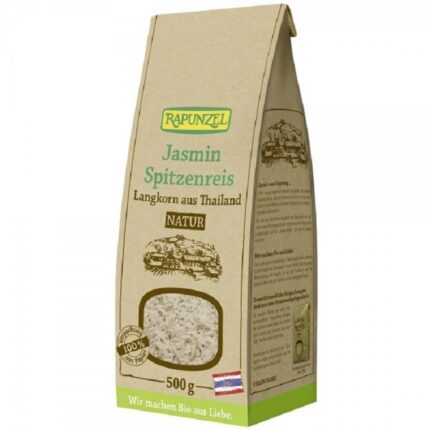 Orez Jasmin natur cu bob lung bio 500g Rapunzel