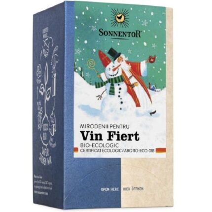 Ceai Mirodenii pentru Vin Fiert bio 18 plicuri Sonnentor