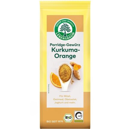 Mix de condimente pt terci cu curcuma si portocala bio 50g Lebensbaum