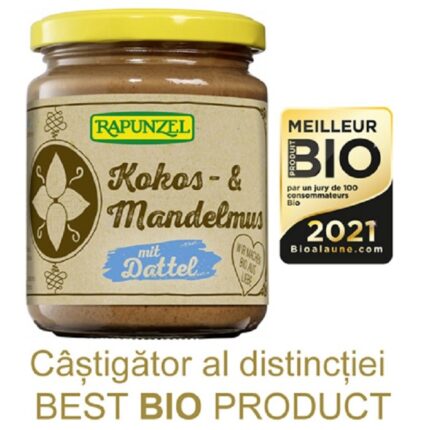 Crema cu cocos, migdale si curmale bio 250g Rapunzel
