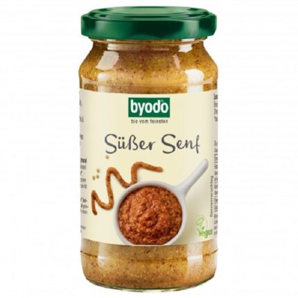 Mustar dulce bio, fara gluten 200ml Byodo
