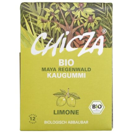 Guma de mestecat cu lamaie bio 30g Chicza