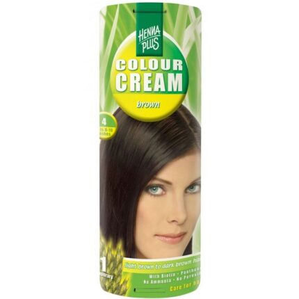 Crema nuantatoare 4 Colour Cream Brown 60 ml Hennaplus