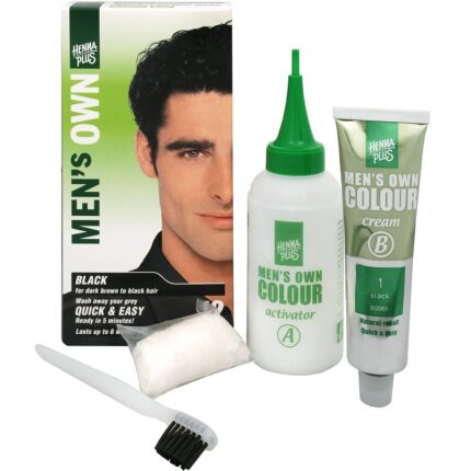 Vopsea par barbati Men's Own Black 80 ml Hennaplus