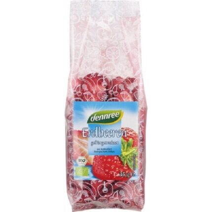 Capsune bio felii liofilizate 35g Dennree
