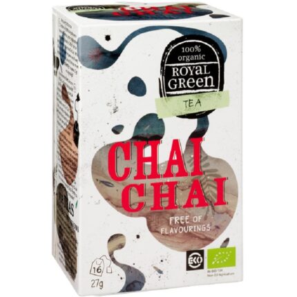Ceai bio Chai Chai (ceai negru si plante ayurvedice) 16 plicuri Royal Green