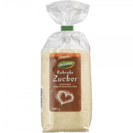 Zahar brut din trestie bio Demeter 500g Dennree