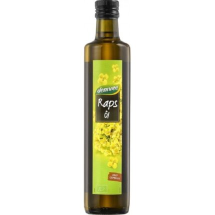 Ulei de rapita bio, presat la rece 500ml Dennree