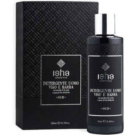 Sapun pentru curatarea fetei si barbii, pentru barbati 200ml Isha Cosmetics