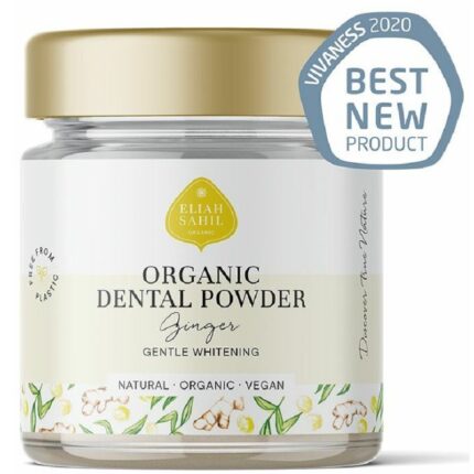 Pudra cu ghimbir pentru curatarea si albirea dintilor bio 45g Eliah Sahil