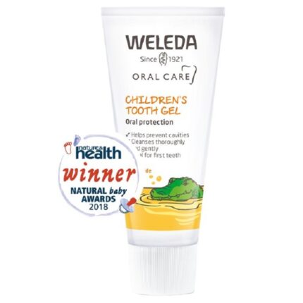 Gel de dinti pentru copii, fara fluor, cu galbenele 50ml Weleda