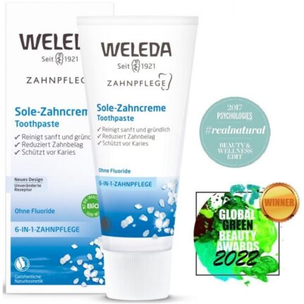 Pasta de dinti remineralizanta cu sare, fara fluor 75ml Weleda