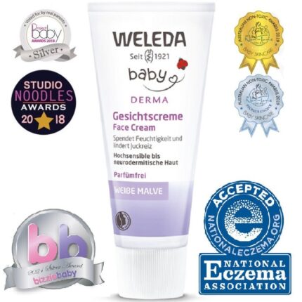 Crema faciala cu nalba alba (piele hipersensibila) Derma 50ml Weleda