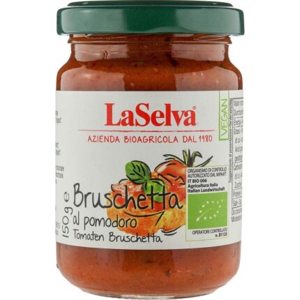 Sos cu tomate pentru bruschete bio 150g LaSelva