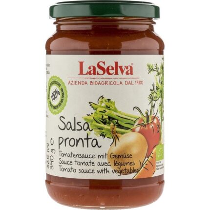 Sos rosii cu legume Salsa Pronta bio 340g LaSelva