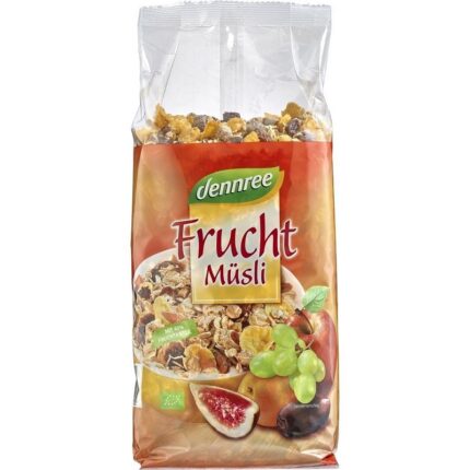 Musli cu fructe bio 750g Dennree