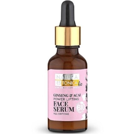 Serum lifting pentru ten matur si sensibil Ginseng si Acai 30ml Natura Estonica