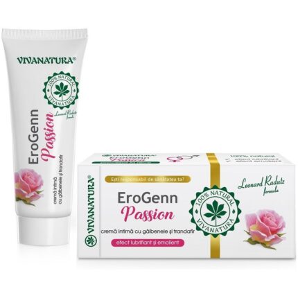 Crema intima cu galbenele si trandafir, naturala 20ml VivaNatura