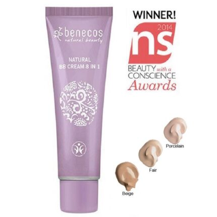 BB Cream bio pentru ten deschis, Porcelain 30ml Benecos