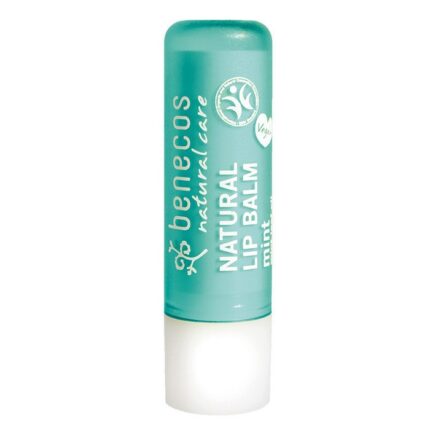 Balsam de buze cu unt de shea si menta, natural 4.8g Benecos
