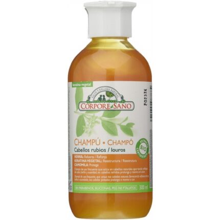 Sampon cu henna pentru par blond 300ml Corpore Sano