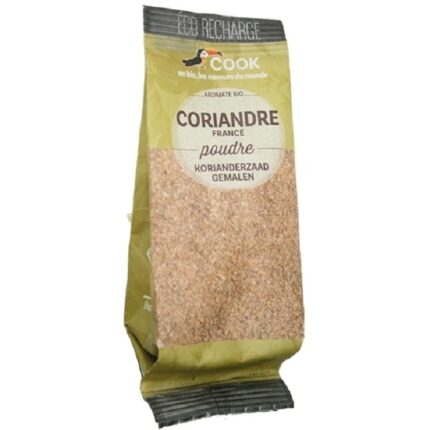 Coriandru macinat bio, fara gluten, refill 30g Cook