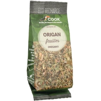 Oregano bio, fara gluten, refill 13g Cook