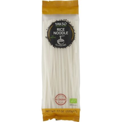 Taitei de orez bio, fara gluten 220g Yakso