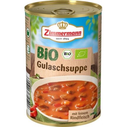 Gulas supa picanta cu vita bio 400g Zimmermann