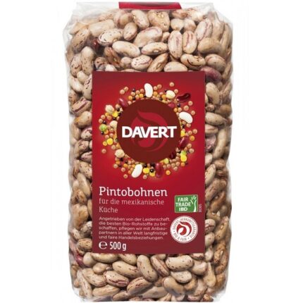 Fasole mexicana pinto boabe bio 500g Davert