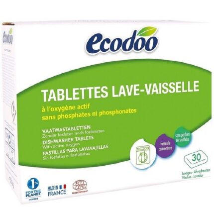 Tablete pentru masina de spalat vase bio 30x20g Ecodoo