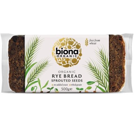 Paine integrala de secara Vitality cu seminte germinate bio 500g Biona