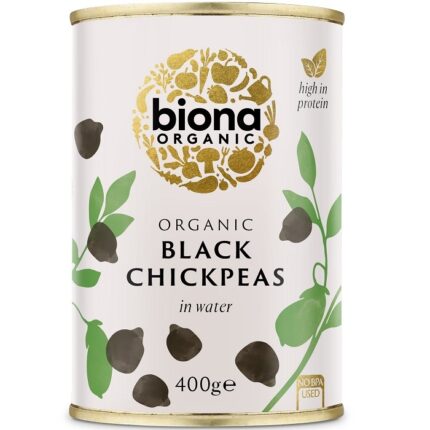 Naut negru bio, fara sare 400g Biona