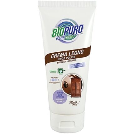 Crema hipoalergena pt curatarea si intretinerea lemnului 200ml BioPuro