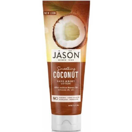 Crema hidratanta cu ulei de cocos pt maini si corp 227ml Jason Natural