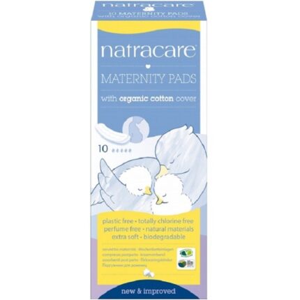 Absorbante din bumbac bio pentru lehuzie 10buc Natracare