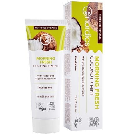 Pasta de dinti naturala Morning Fresh cu cocos si menta 75ml Nordics Oral Care